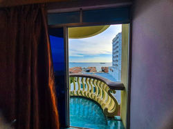 balcony view from living room