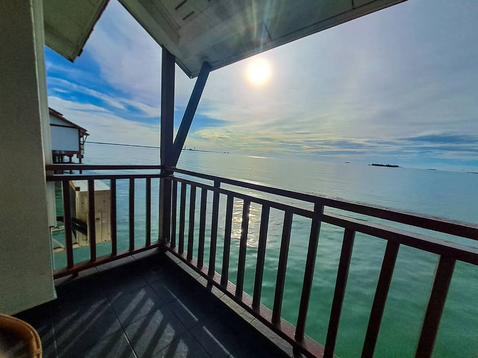 Balcony with full seaview