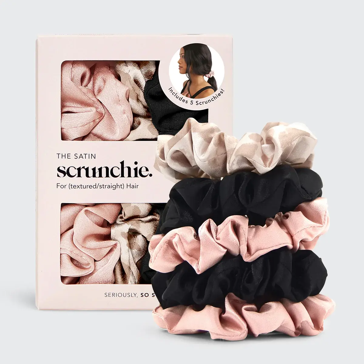 Scrunchies- 5 pc Set