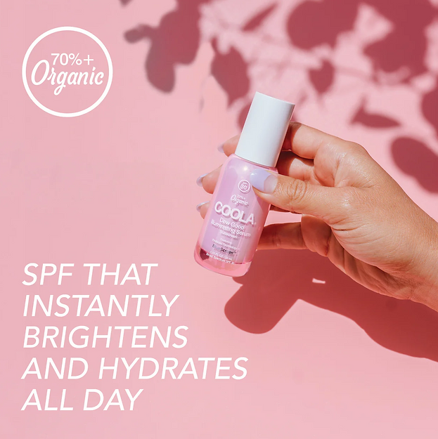 Coola Dew Good Illuminating Serum Sunscreen with Probiotic Technology