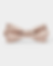 Satin Rose Gold Pre-Tied Bow Tie (standing shot)