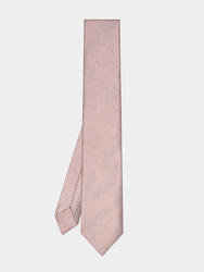 Linen Dusty Rose Self-Tie Tie (flat lay shot)