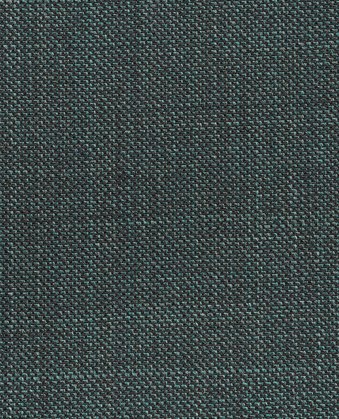 The green sharkskin suit fabric close up shot.