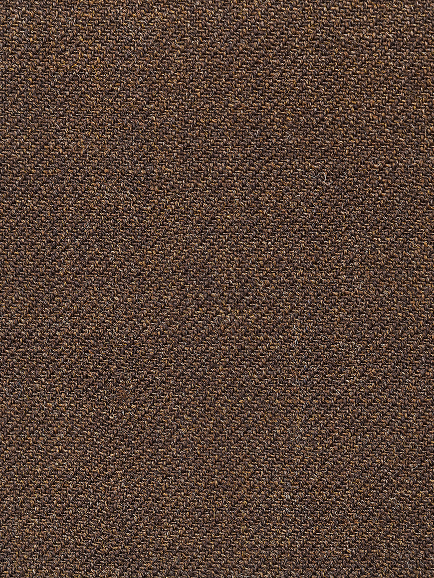 The brown vest fabric close-up shot.