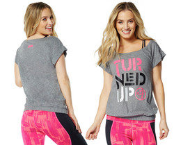 Turned Up Bubble Tee Shirt