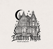 Gothic Victorian House logo design for fragrance and perfume shop by Muse & Misfit, brand design studio by Lune Caselle.