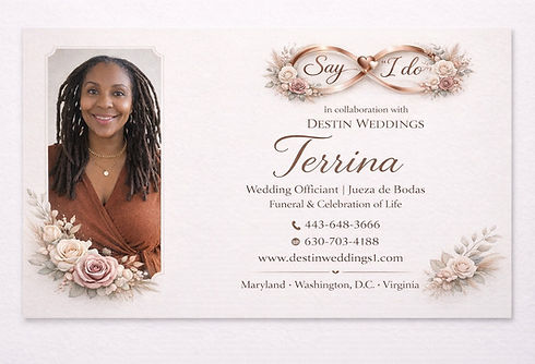 DMV Wedding Officiant 