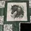 Thumbnail: Elegant Black Horse Heirloom Quilt