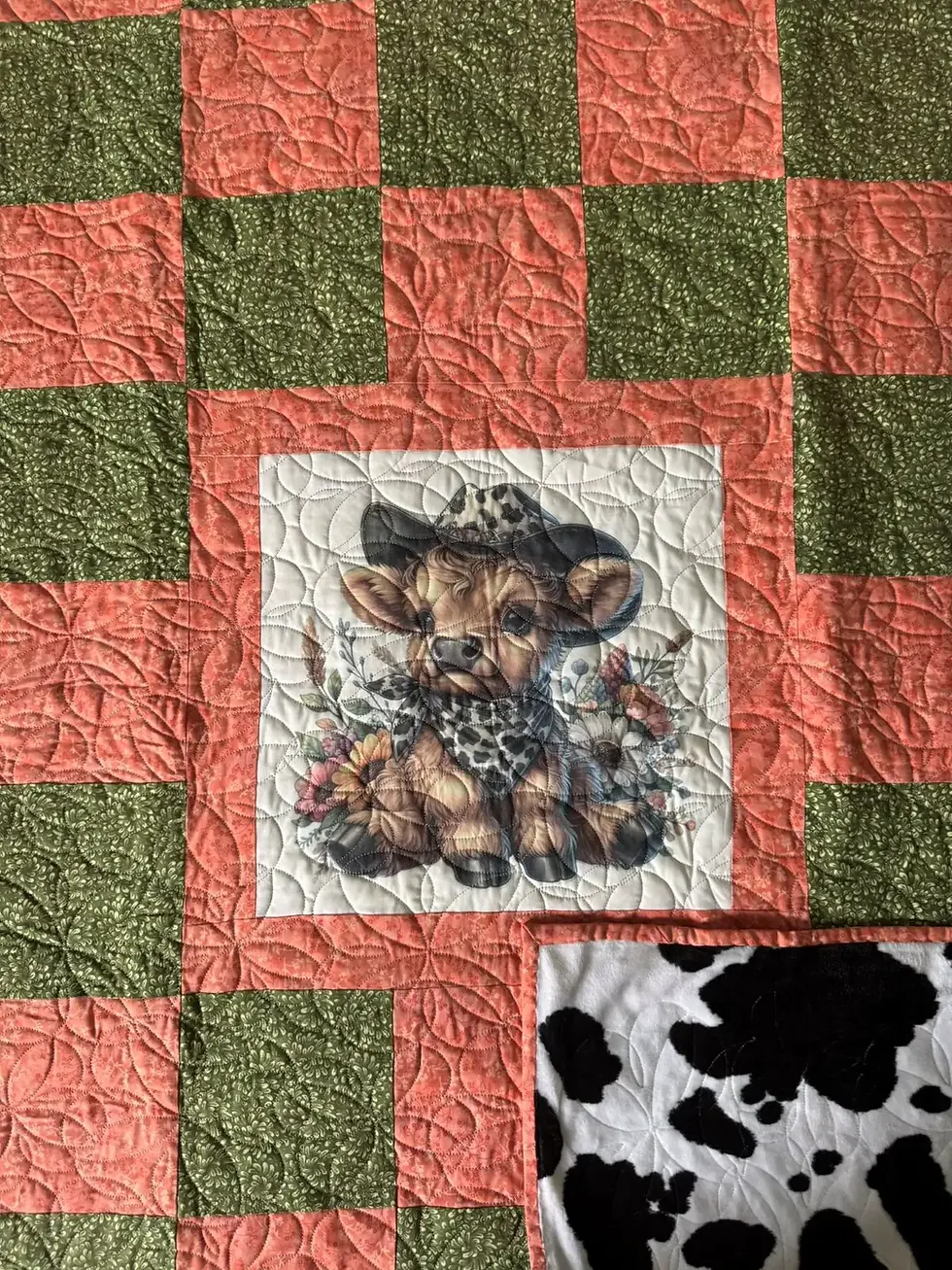 Thumbnail: Highland Cowgirl Heirloom Quilt
