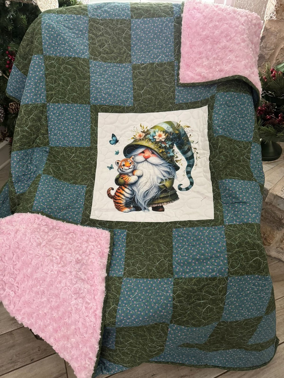 Tiger Gnome Heirloom Quilt