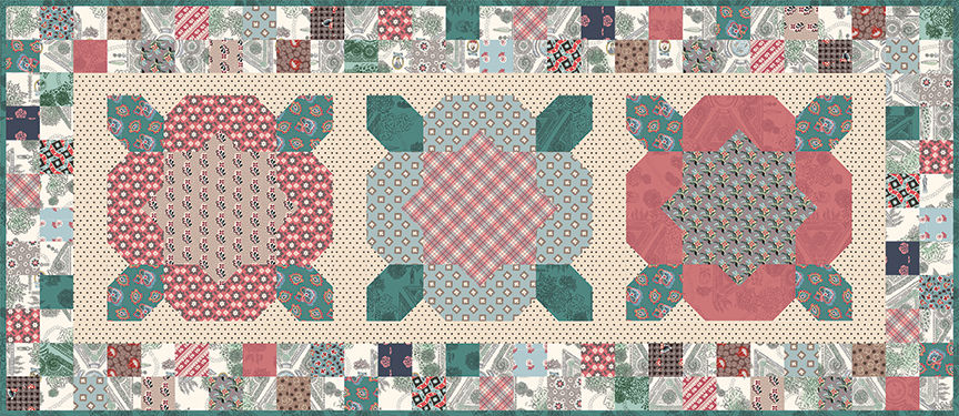 Flora from Mansfield Park Runner Boxed Quilt Kit