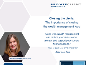The importance of closing the wealth management loop