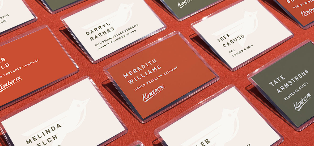 Name tags for speakers, attendees, and staff