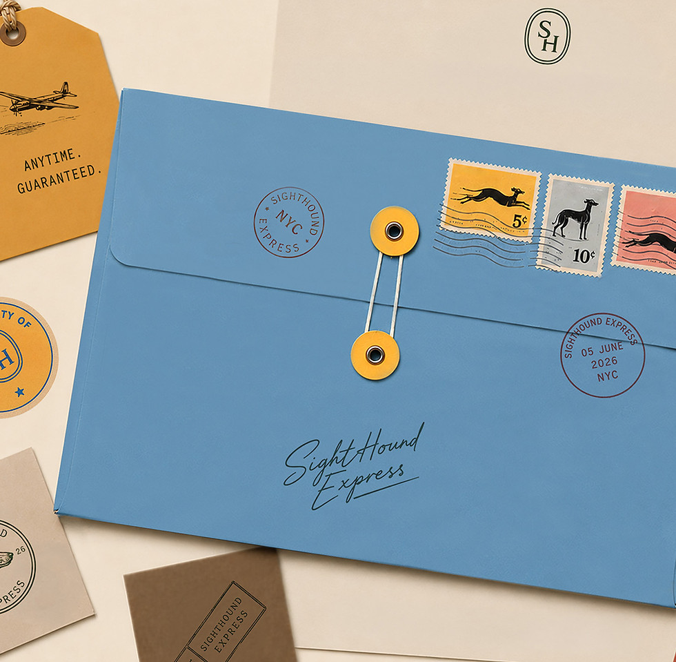 A stylish letter from SightHound Express