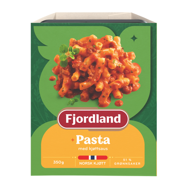 Fjordland Skål Pasta med kjøttsaus 350 g