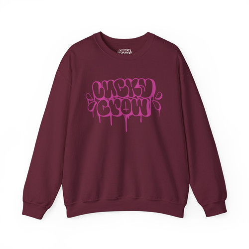 【PUNCHLINE】★男女兼用★Rose Number Lunadyeing Sweatshirt A 'Til Death Gang sweatshirt Unisex Heavy Blend™ Crewneck