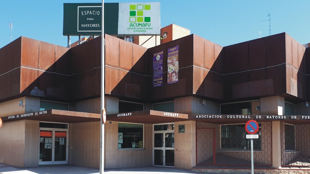 Fachada de la sede de ACUMAFU en Fuenlabrada