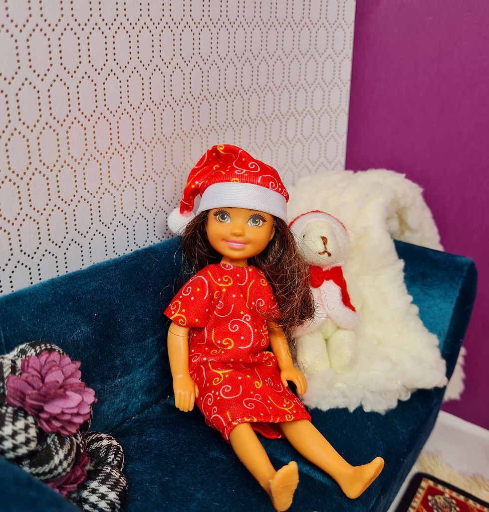 Thumbnail: Christmas Dress and Santa Hat