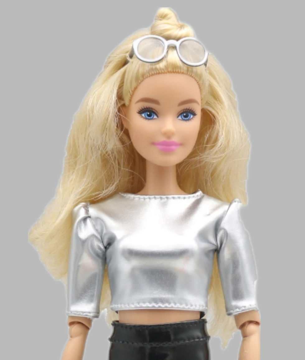 Thumbnail: Barbie Clothes - Vinyl Crop Tops (4 Options)
