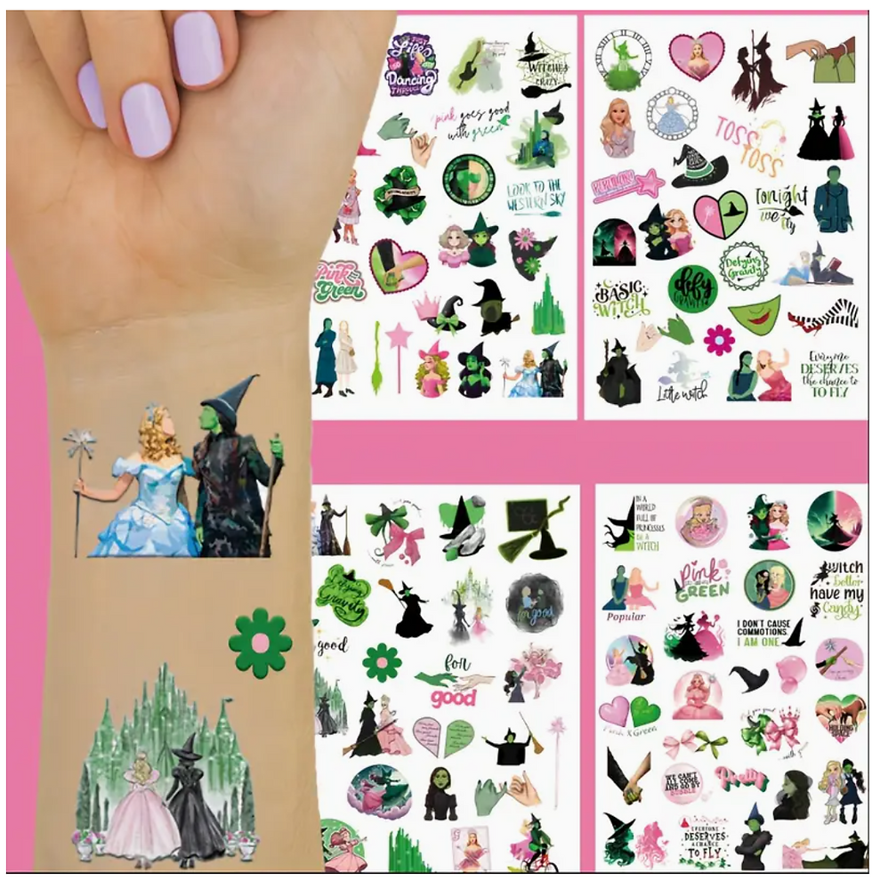 Thumbnail: Temporary Tattoos - Wicked (4 Options)