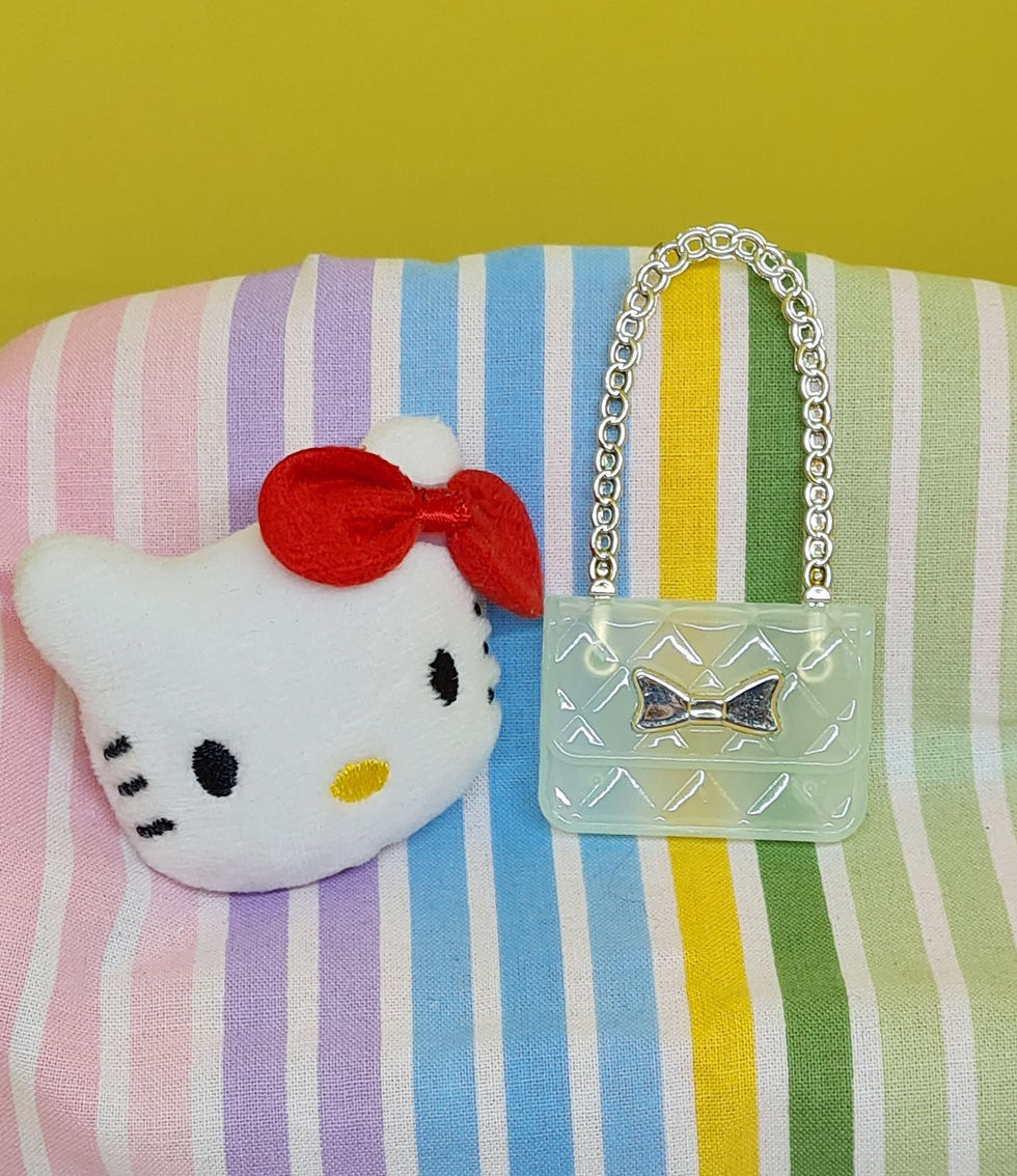 Thumbnail: Barbie Accessories - Pastel Quilted Oblong Handbags