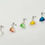 Thumbnail: Barbie & Rainbow High Accessories -  Gem Earrings (5 Colours)