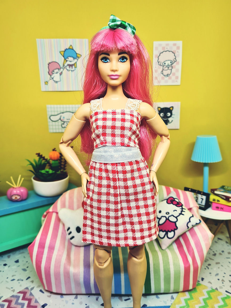 Thumbnail: Barbie Clothes - Gingham Skirts (10 Options)