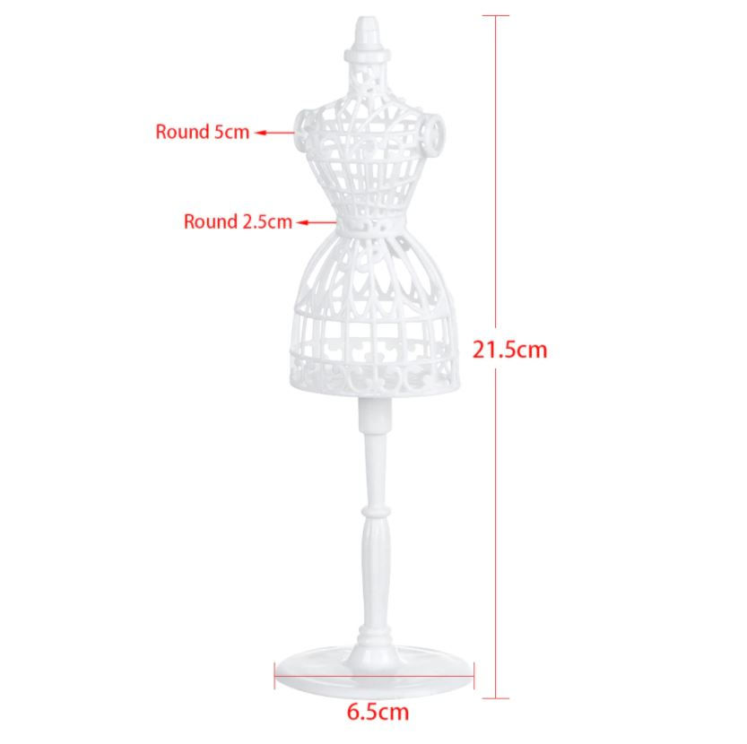 Thumbnail: Barbie Accessories - White or Pink Mannequin Dress Form
