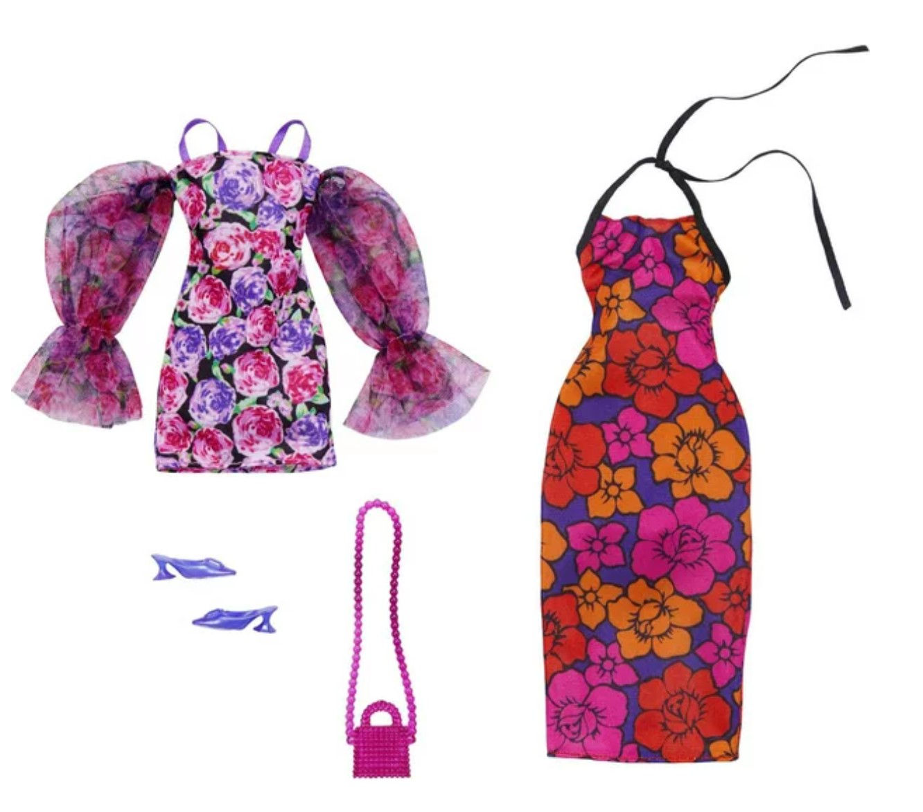 Barbie Clothes - Blooming Twin Set with Accessories