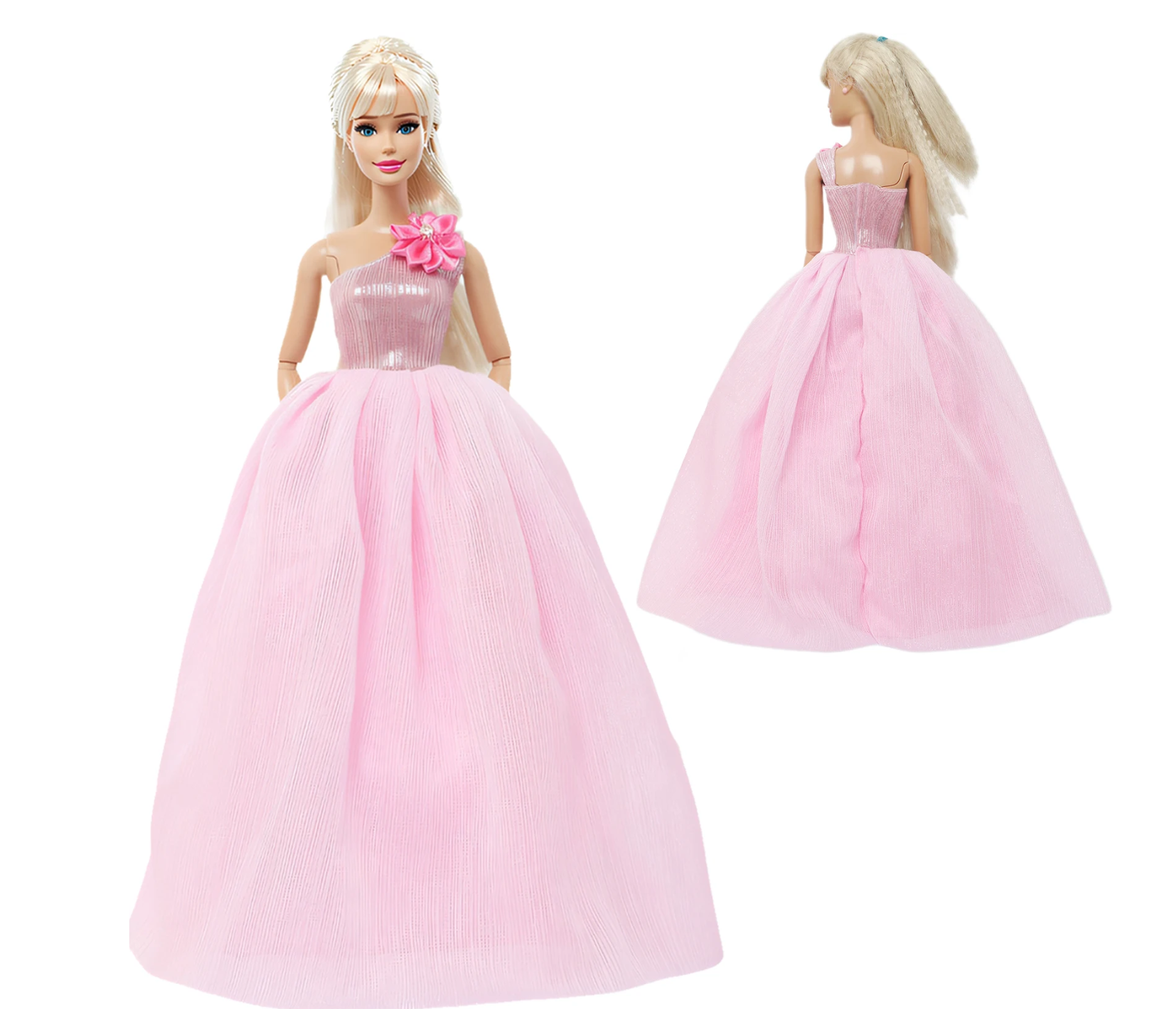 Barbie Clothes - Light Pink Sparkle Gown