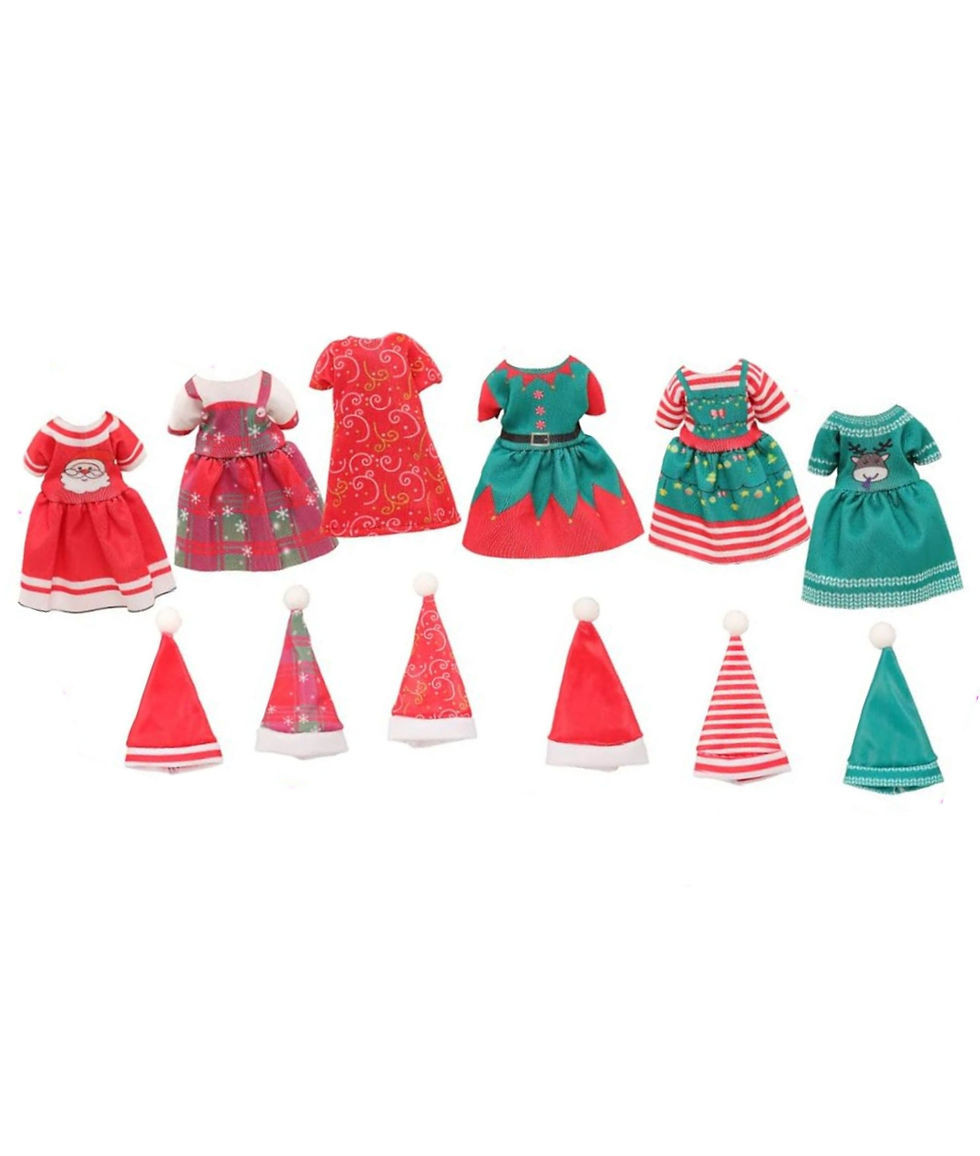 Thumbnail: Christmas Dress and Santa Hat