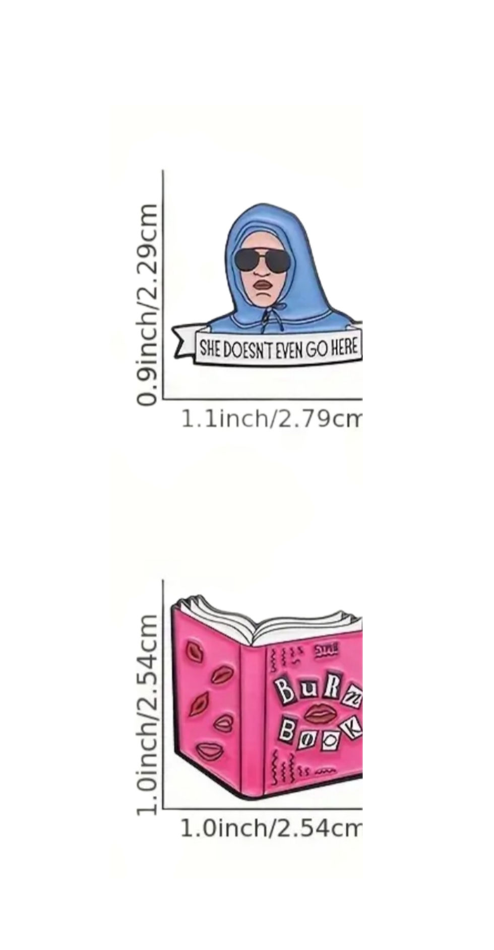 Thumbnail: Enamel Pin - Mean Girls Pin Set (A Set of 6)