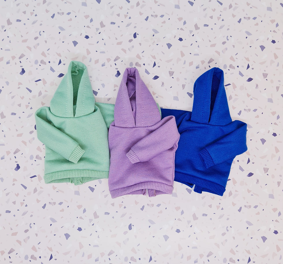 Thumbnail: Warm Hoodie Sweatshirt in three colourways