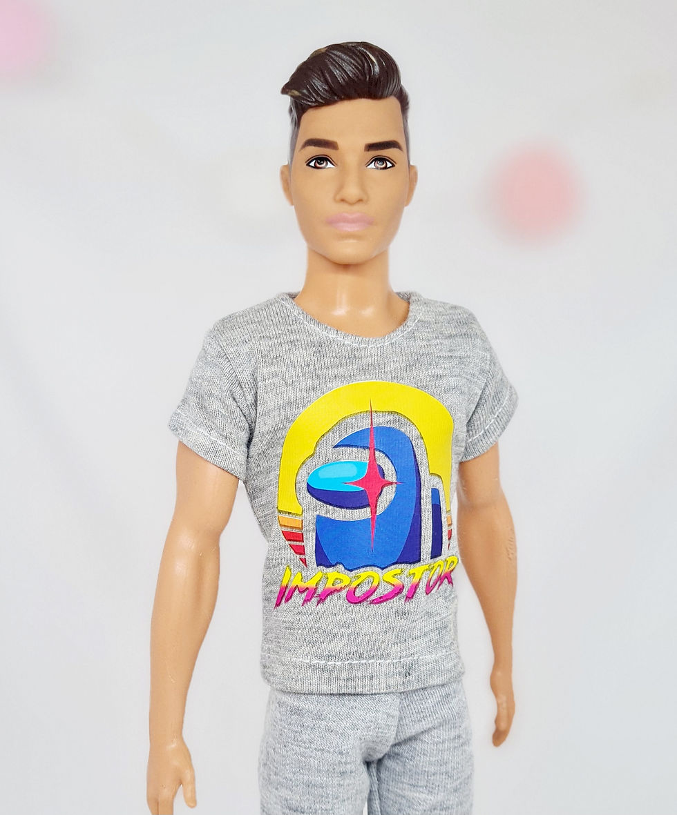 Thumbnail: Ken doll wearing a Wild Print T-shirt
