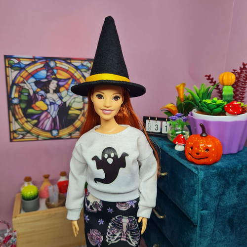 Barbie Doll Witch Hat Pattern Barbie Crochet Witch Costume Pattern PDF