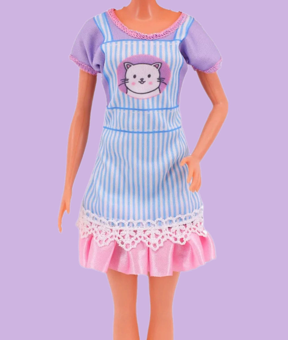 Barbie Clothes - Cat Cafe Dress