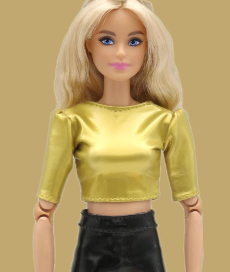 Thumbnail: Barbie Clothes - Vinyl Crop Tops (4 Options)
