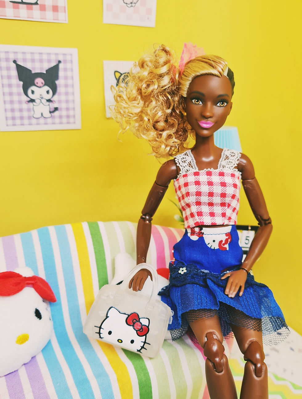 Thumbnail: Barbie Clothes - Navy Character Skirt