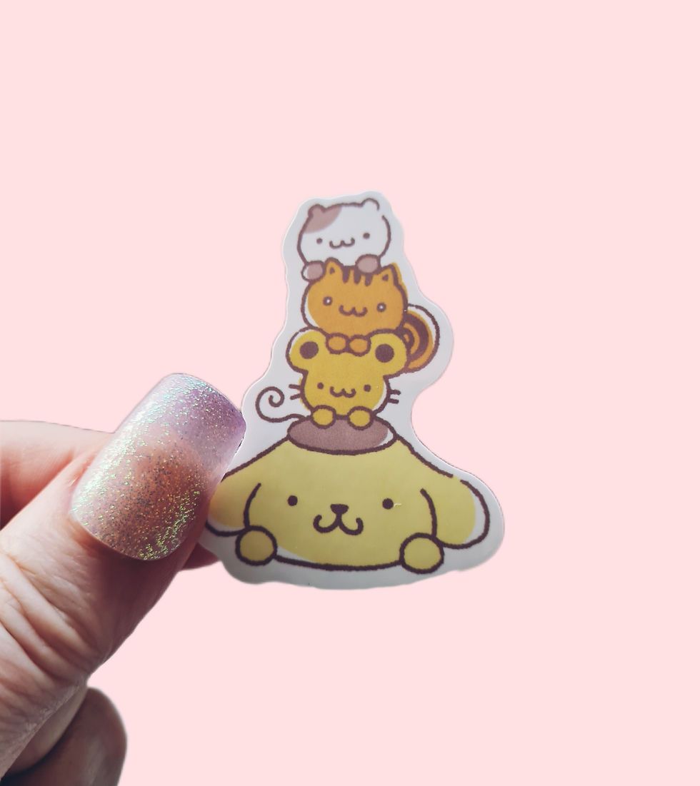 Thumbnail: Pom Pom Purin Stickers 25pk