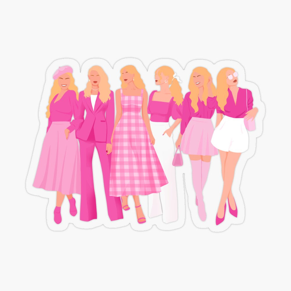 Vinyl Sticker - Glam Squad Malibu (Transparent)