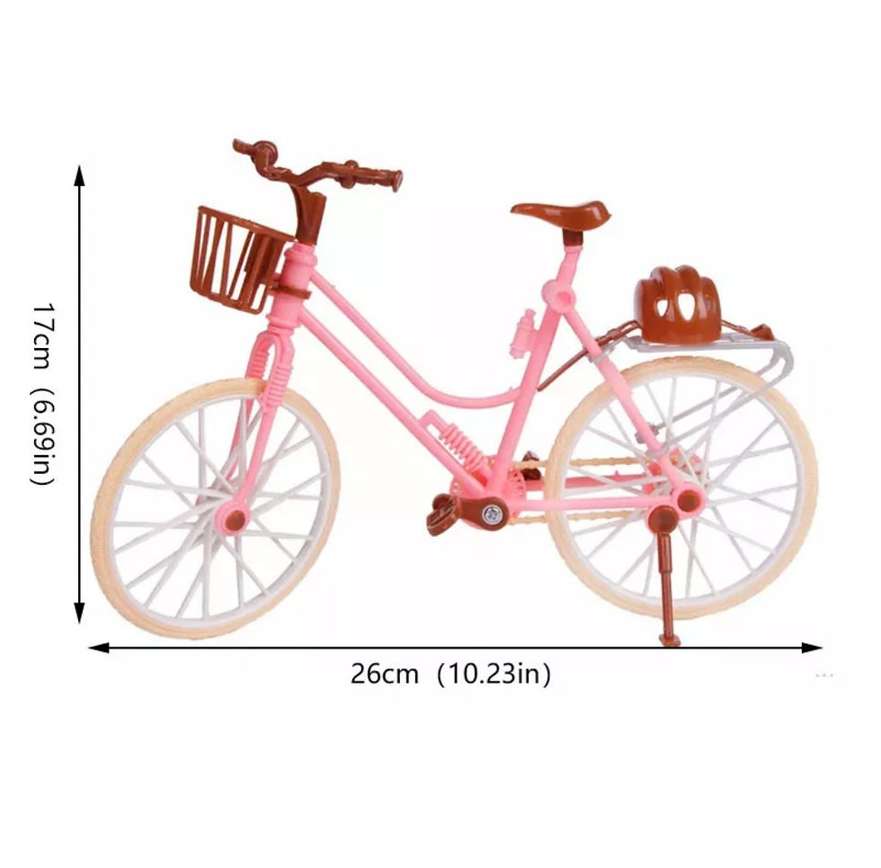 Thumbnail: Barbie is riding a Pink Bicycle and Helmet