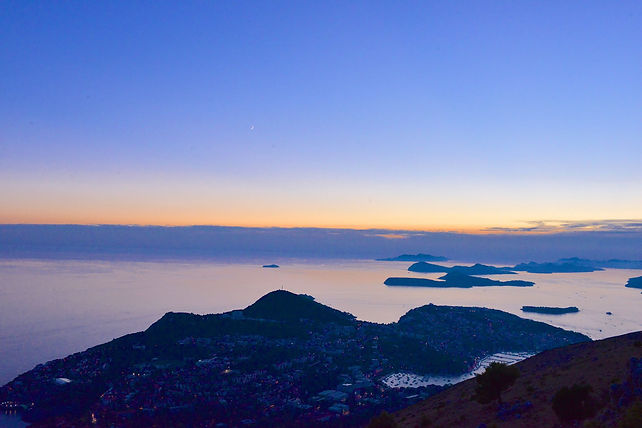 Sunset over the Mediterranean Sea