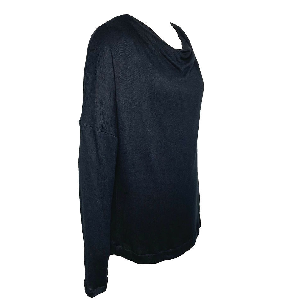 Miniaturbild: Pullover mit Wasserfallkragen lava
