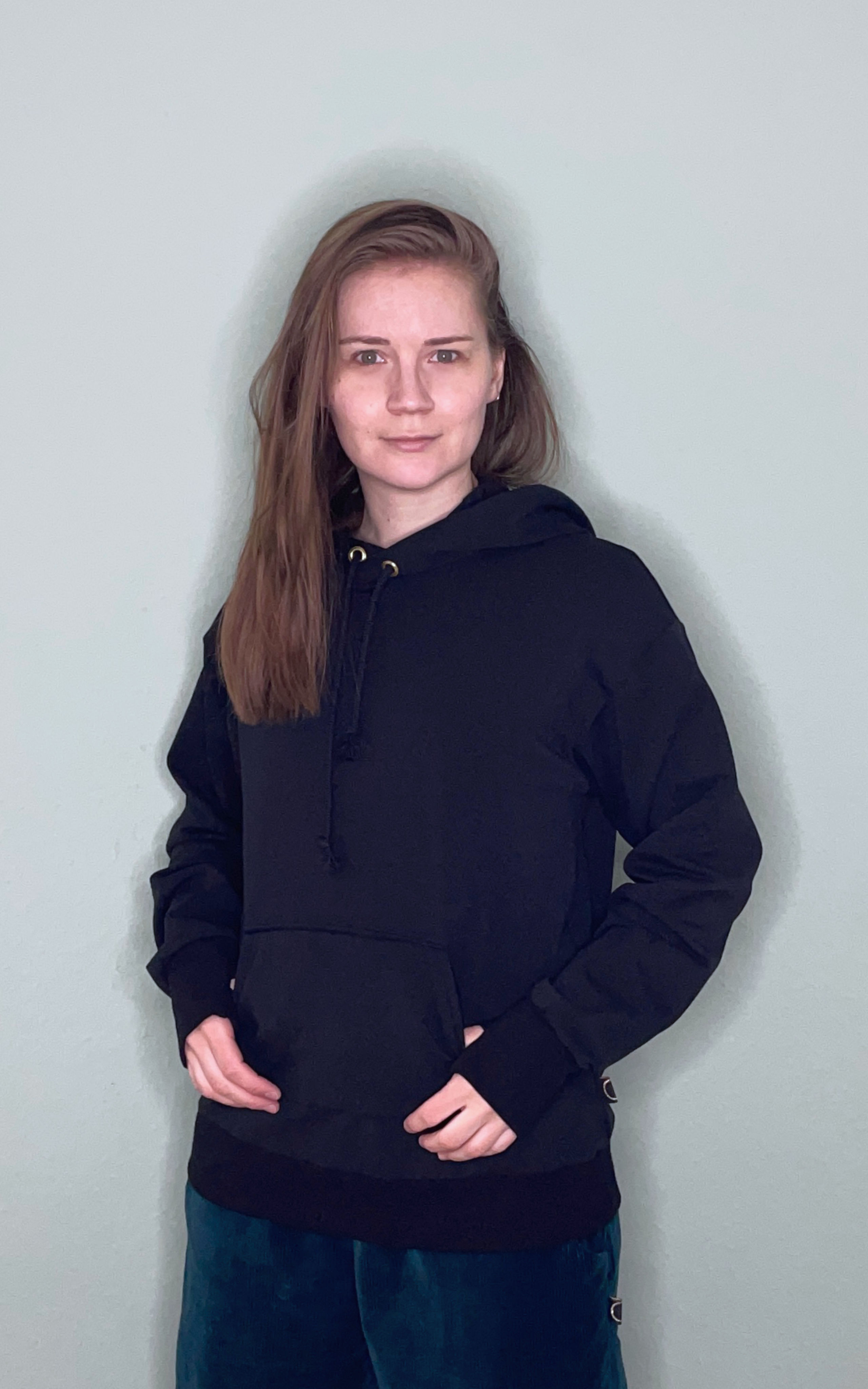 Hoodie mit Riesenkapuze lava