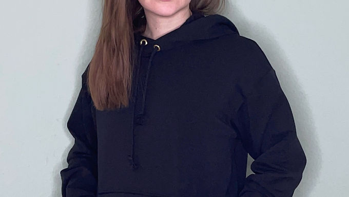 Hoodie mit Riesenkapuze lava