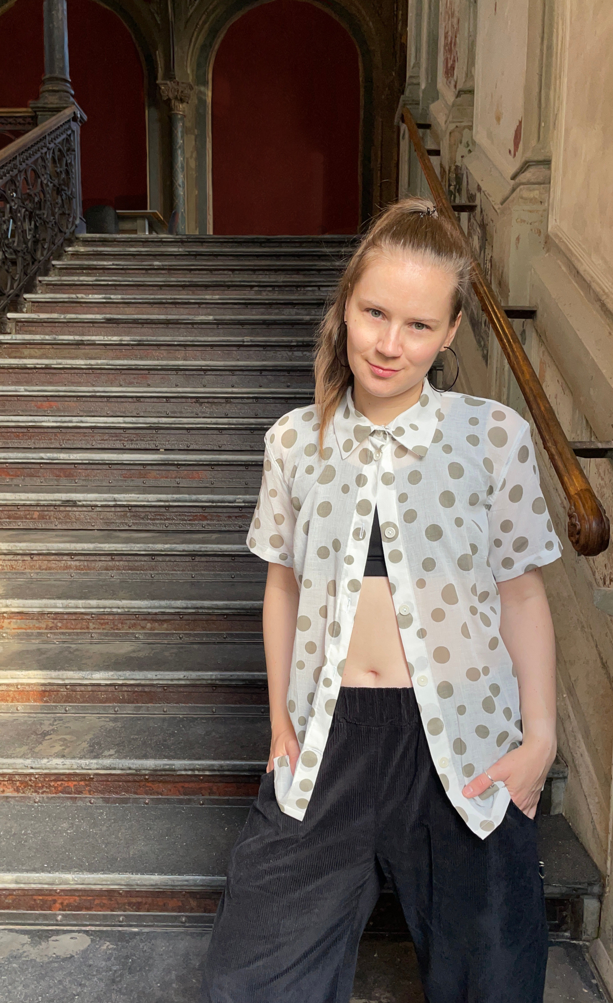 Bluse Punkte