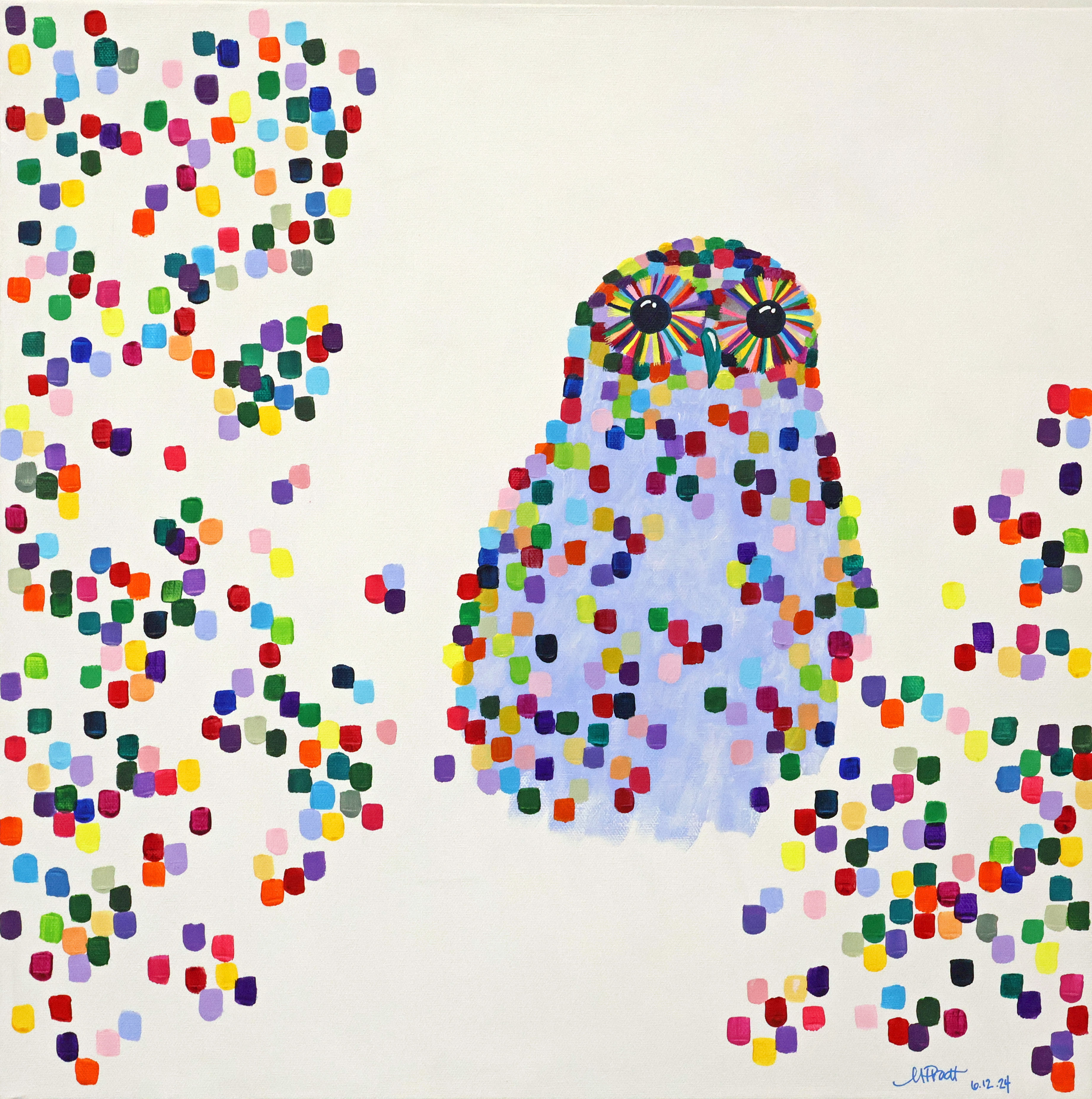 Bright Owl - Mix Tile