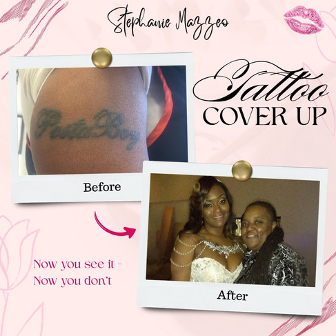 Before and After Tattoo Cover Up