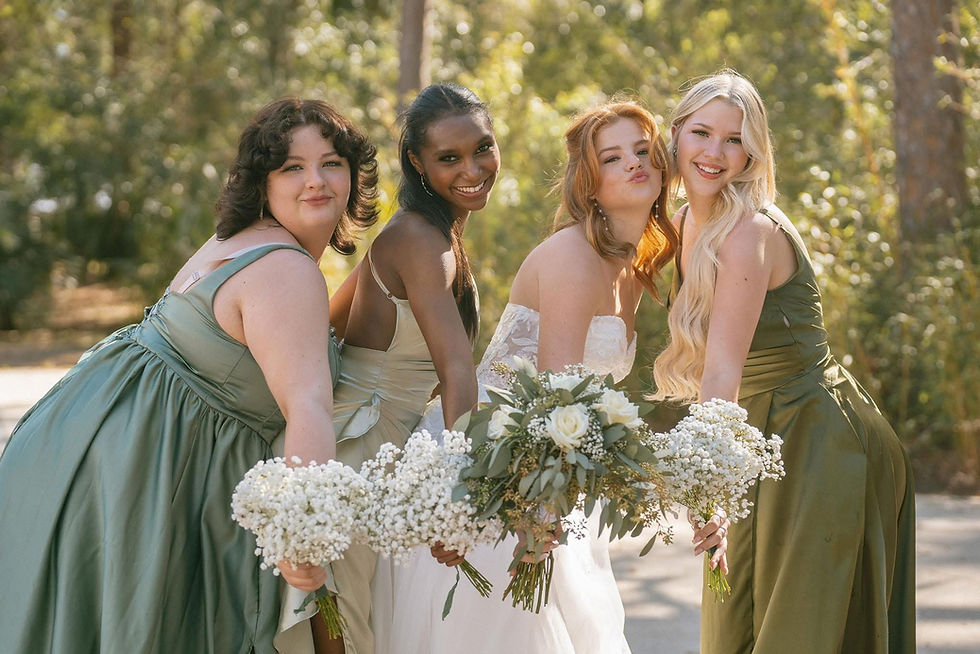 Strike the perfect balance with the bridal party
