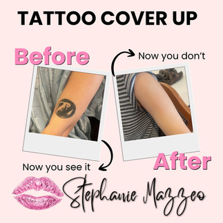 Before and After Tattoo Cover Up